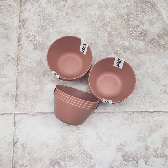 12 Dishwasher Freezer Safe Microwavable Plastic Reusable Round Small Snack Bowls - Picture 3 of 8